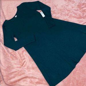 Babydoll dress, A line, beautiful emerald green.